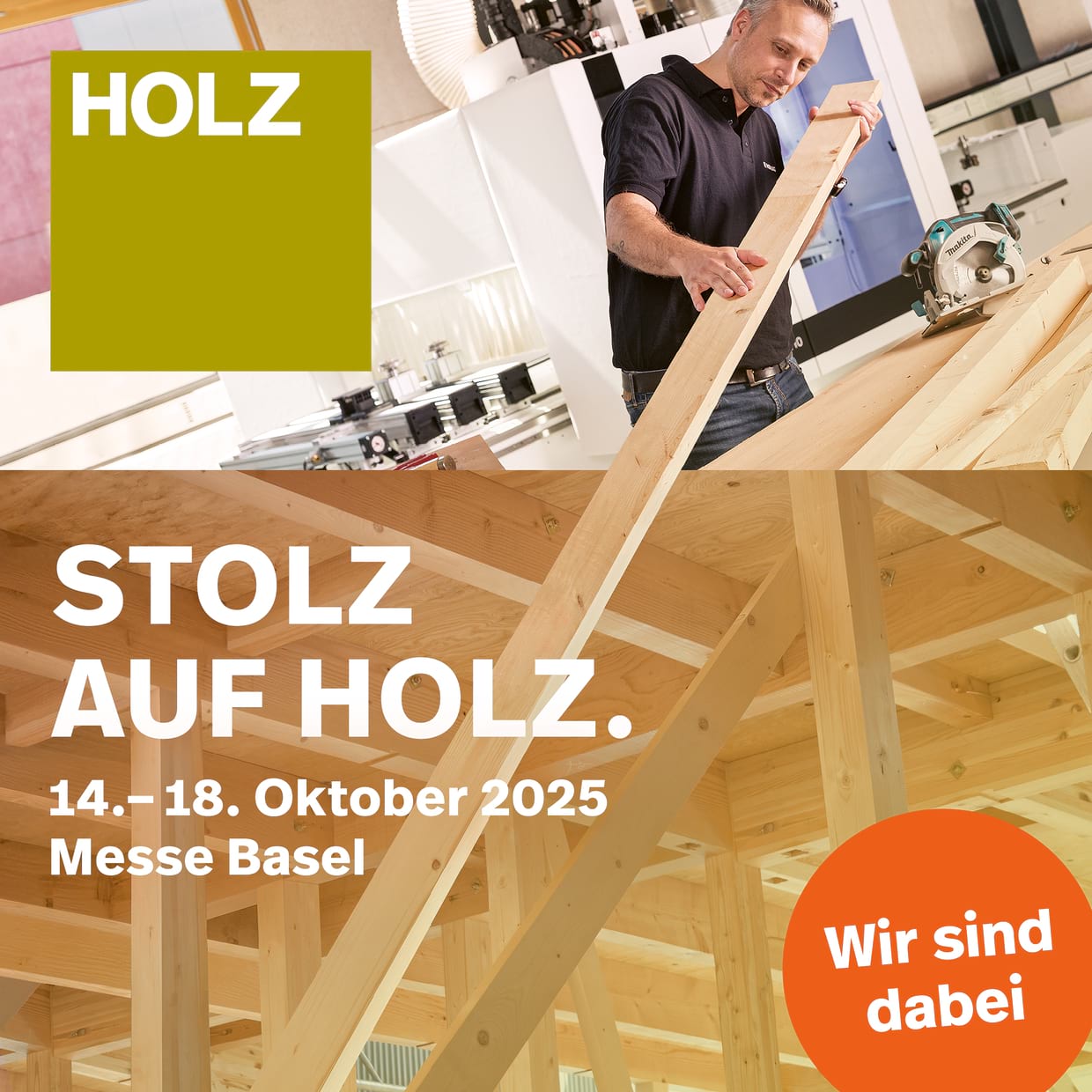 Holz 2025 offizielles Banner