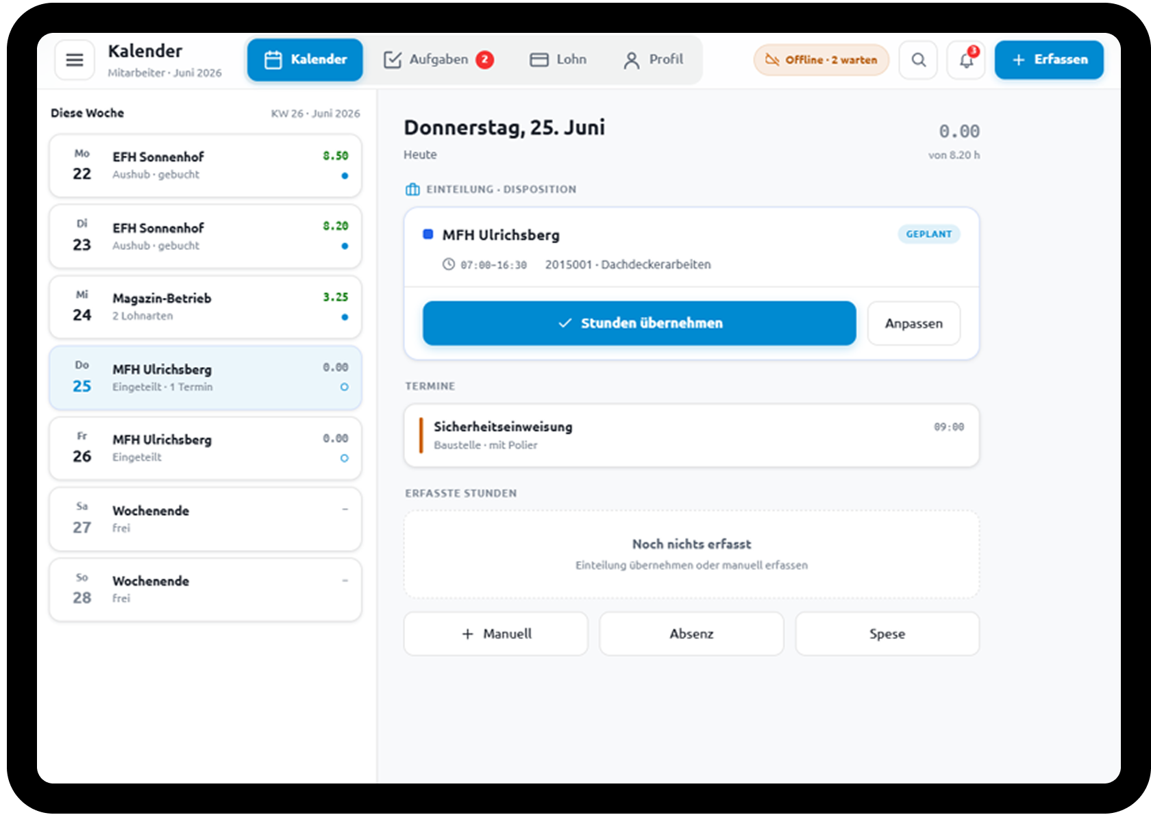 Neues Design der mySORBA App